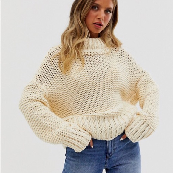 Free People Sweaters - Free People | My Only Sunshine Knit Sweater M